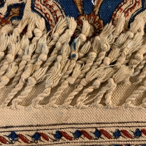 Vintage Cotton Print Coverlet/Bedspread from Iran - Picture 4 of 5